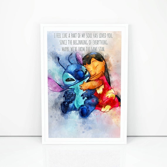 Lilo And Stitch Print Lilo And Stitch Quote Kids Room Decor Etsy Australia Lilo And Stitch Print Lilo And Stitch Quote Kids Room Decor Etsy Australia