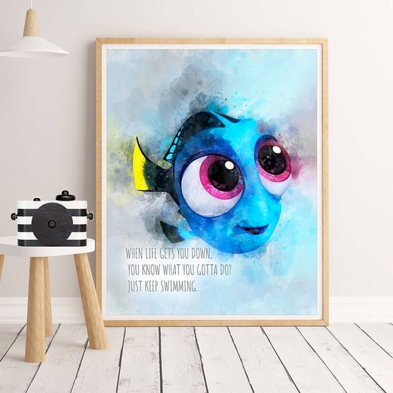 Trouver Dory Imprimer Nemo Impression Dory Disney Decor Kid Etsy France