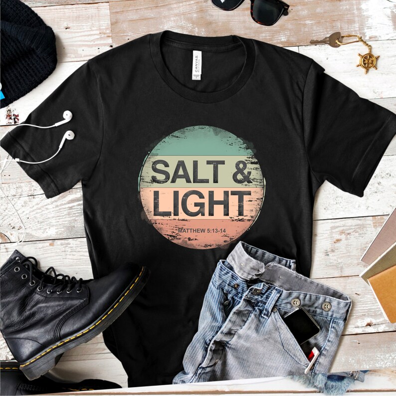 Salt and Light Christian Sublimation Designs Download Salt - Etsy