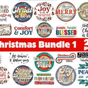Christmas Png Bundle, Christmas Retro Sublimation Bundle, Christmas Vibes Png, Retro Christmas Png Bundle, Christmas Sublimation