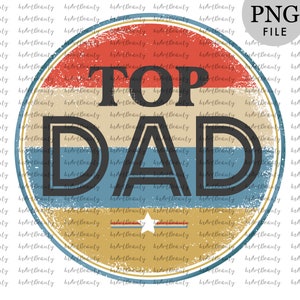 Diseños de sublimación del Día de los Padres descargan, Top papá diseño de camisa retro, diseño de camisa de papá superior, regalo de cumpleaños de los padres, nueva camisa de papá png