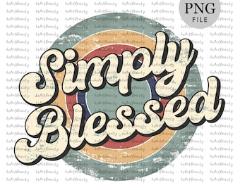 Retro sublimations, Simply blessed, sublimation Designs Downloads, christian sublimation, retro shirt design retro vintage png christian png
