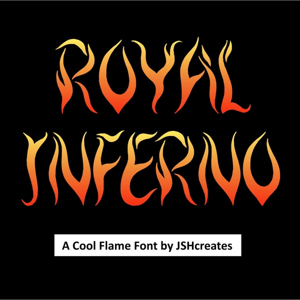 Flame Font, Fire Font, Blaze Font, Flame Font for Cricut, Silhouette Blaze font, Flame Letters, Fire Letters, Burning Font, Fire Text Font