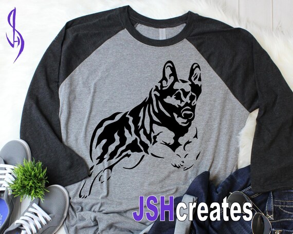 Download Free German Shepherd Svg Dog Svg Dog Leapingtribal Stencil Art Etsy SVG Cut Files