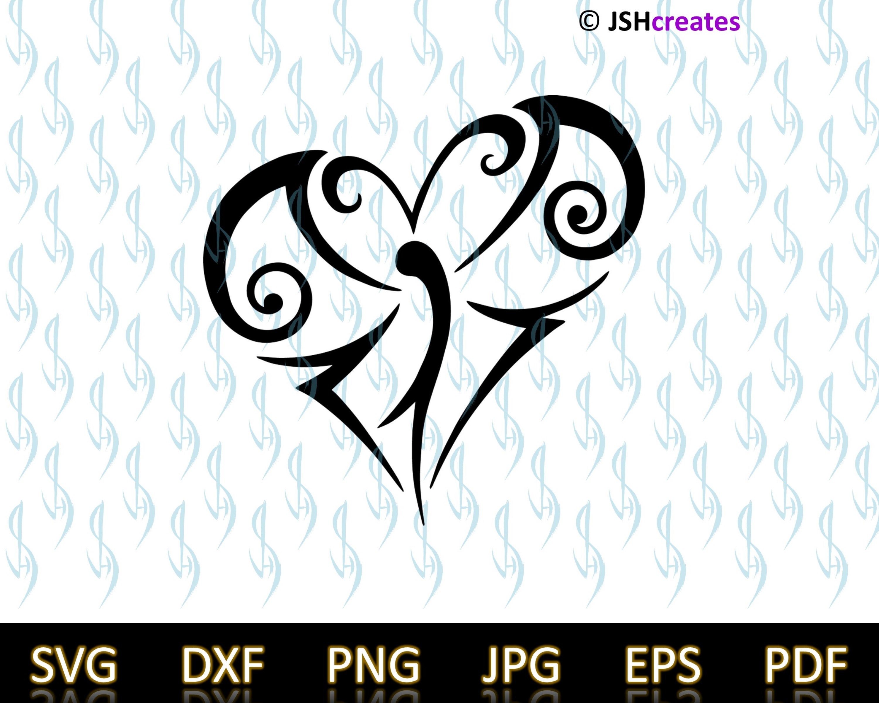 Free Free 268 Heart Shaped Wing Butterfly Heart Svg SVG PNG EPS DXF File