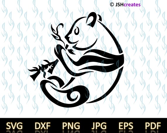 Panda Svg, SVG, Panda Clipart, Panda, Cute, Decal, Eps, Dxf, Png,  Silhouette, Stencil, Cut File, Vinyl, Tribal, Tattoo Design, Jshcreates -  Etsy New Zealand