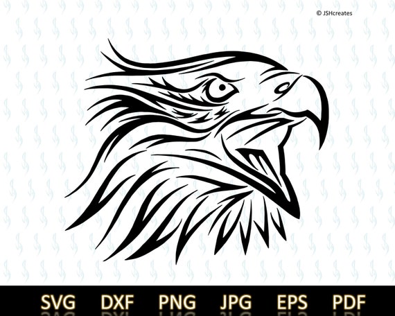 Tribal Eagle Head Svg Eagle Svg Tribal Stencil Art Dxf - Etsy New Zealand
