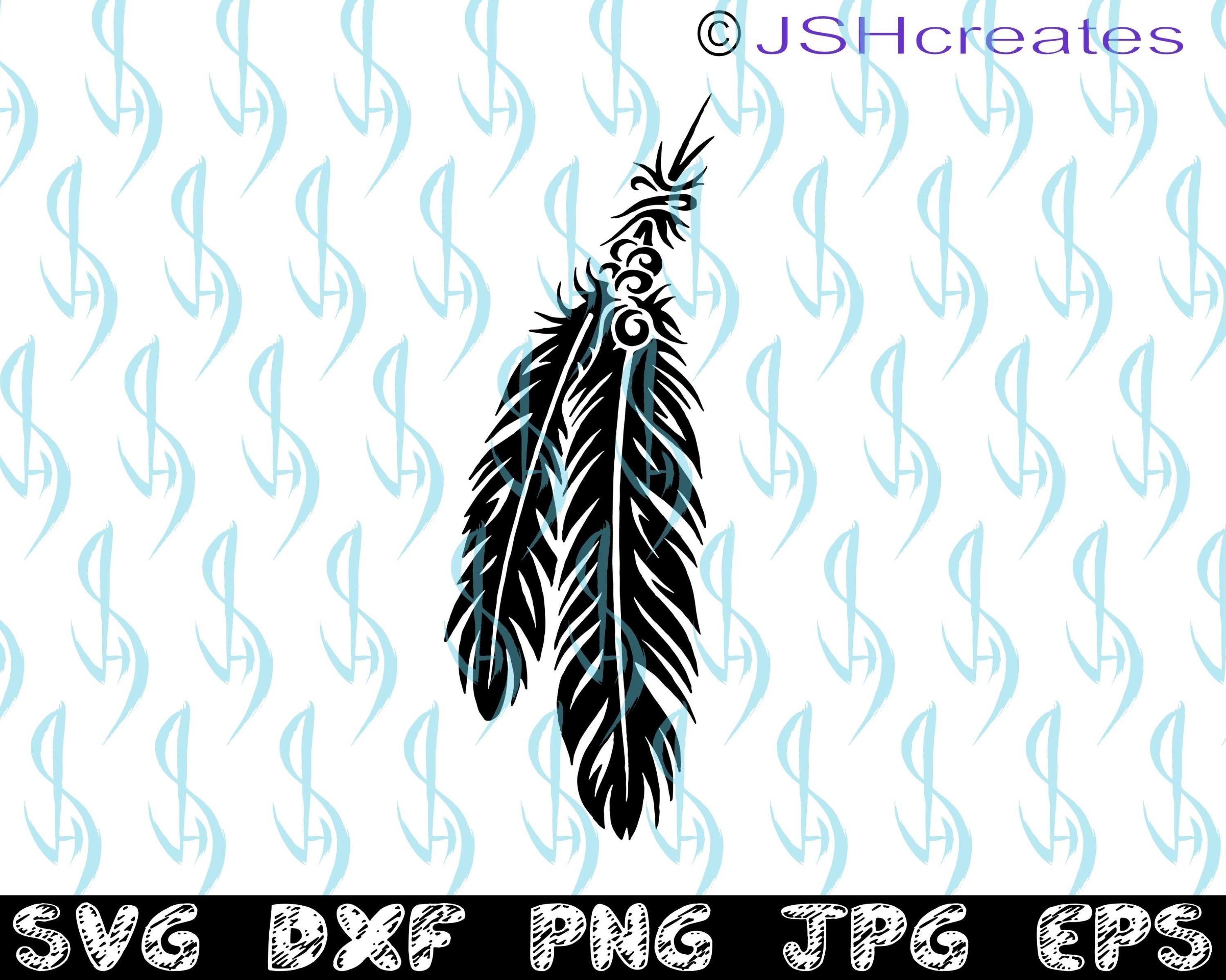 Feathers Clip Art Animal Svg Tribal Vector Tribal Svg Feathers Vector Bird Feathers Svg Feathers Svg Tribal Feathers SVG