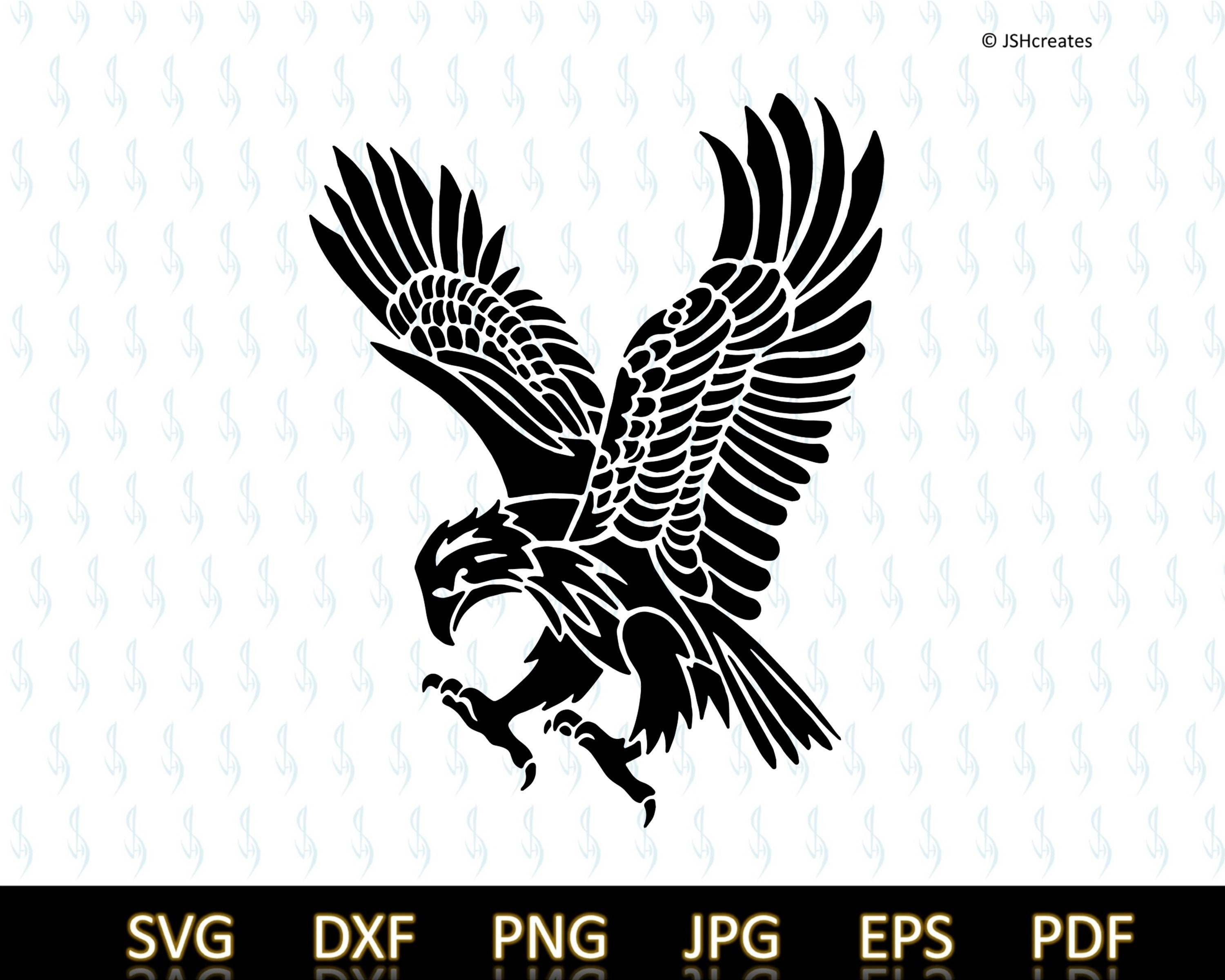 Tribal Eagle Svg Eagle Svg Wings Tribal Stencil Art Dxf - Etsy Singapore