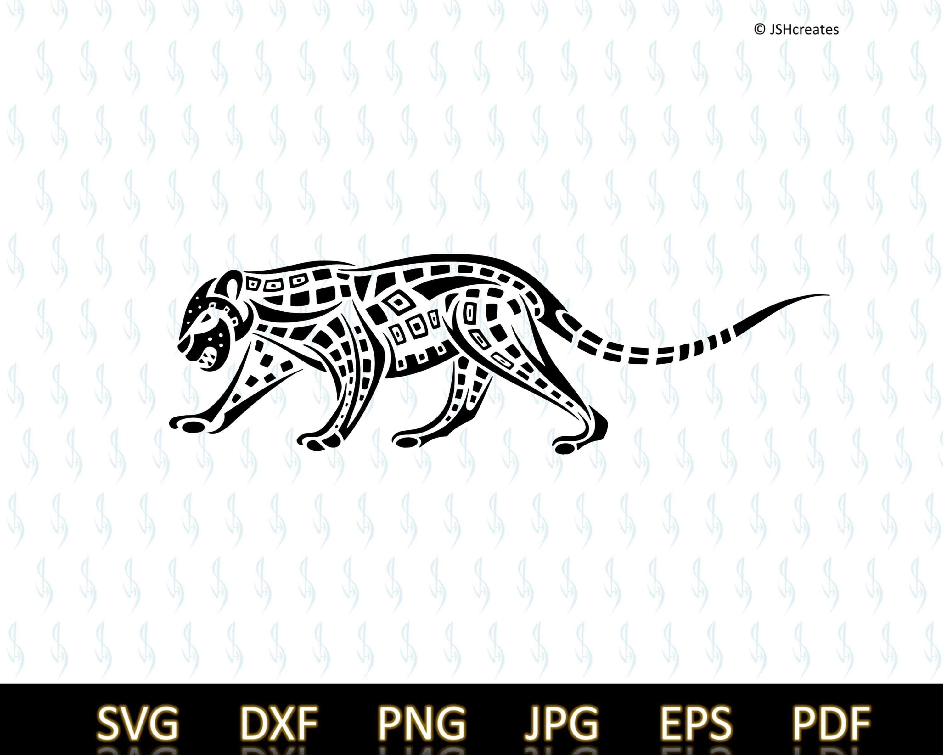 Jaguar Svg Big Cat Svg SVG Jaguar Clipart Decal - Etsy