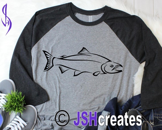 Personalized Salmon Canadian Flag Fishing Shirts, Canada Salmon Fishin –  Myfihu