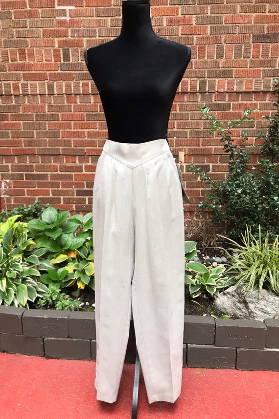 1980s Pants/ Vintage 1980s Prive II pleated trous… - image 2