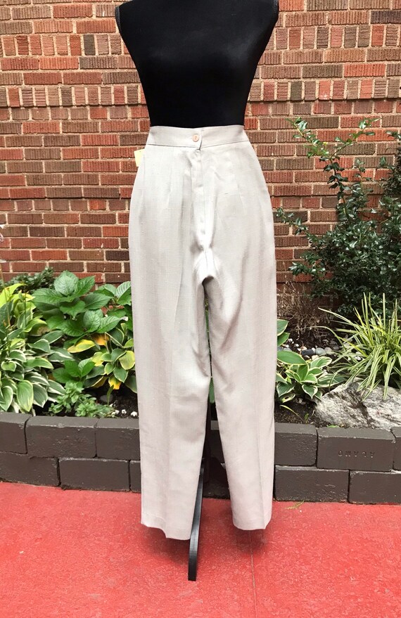 1980s Pants/ Vintage 1980s Prive II pleated trous… - image 7