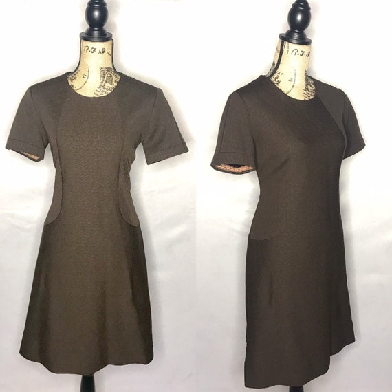 1960s dress/ Vintage 1960s mod dress