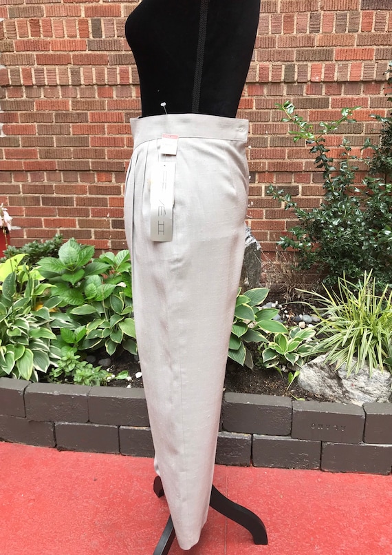 1980s Pants/ Vintage 1980s Prive II pleated trous… - image 3