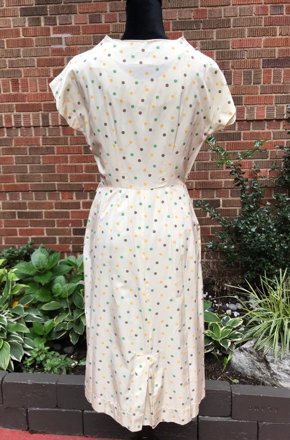 1940s Dress/ Vintage 1940s Park Lane dress - image 9