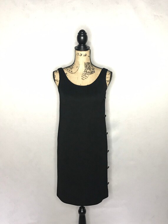 1960s mod dress/ vintage 1960s mod LBD - image 2