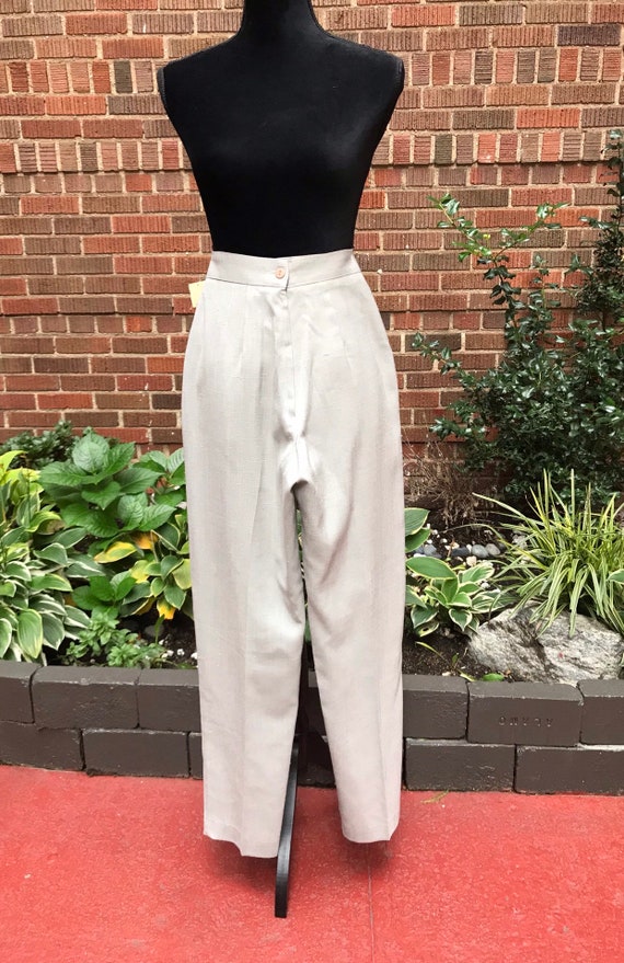 1980s Pants/ Vintage 1980s Prive II pleated trous… - image 9