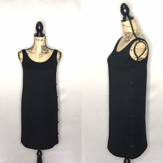 1960s mod dress/ vintage 1960s mod LBD