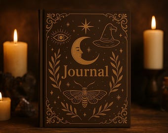 Diario de grimorio de brujas para imprimir / Libro de las sombras antiguo (PDF)
