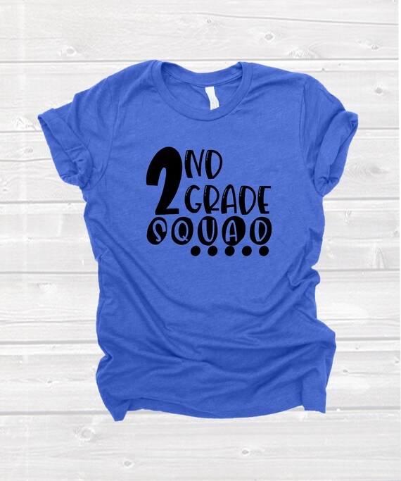 Second grade team shirts Clearance