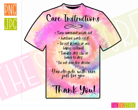 how to take care of a tie dye shirt