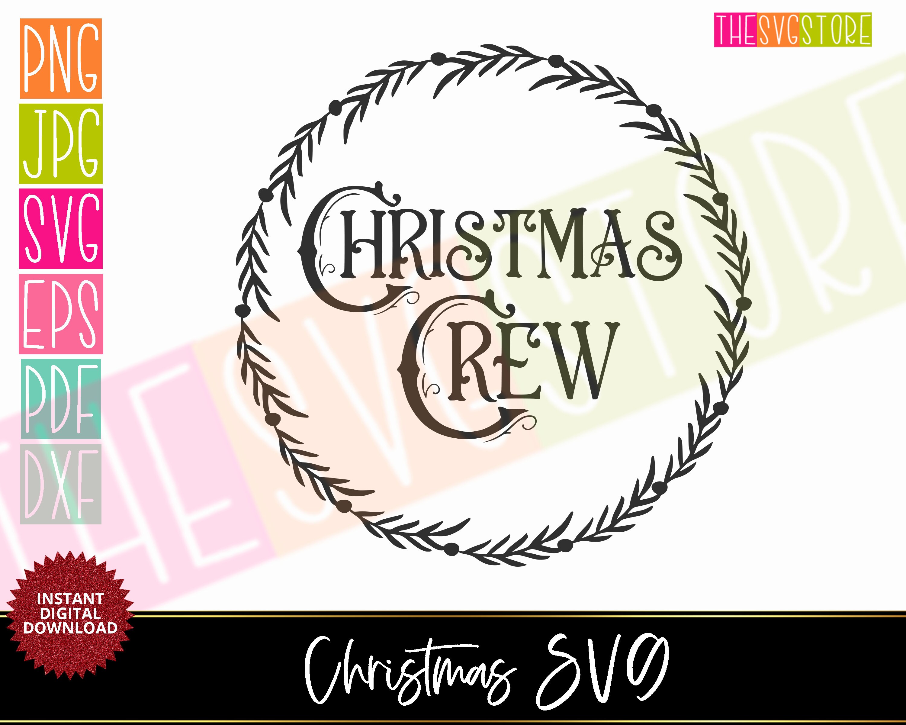 Christmas Shirt Svg Christmas SVG Christmas Crew T-Shirt | Etsy