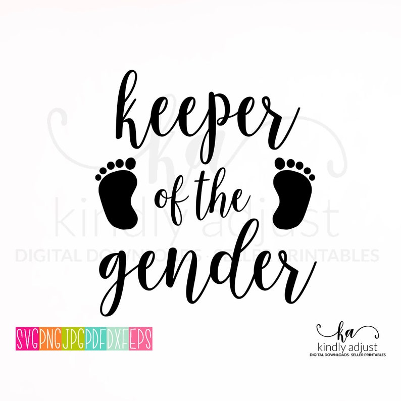 Download Gender Reveal SVG Keeper of the Gender SVG Gender Reveal ...