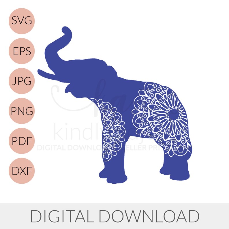 Free Free Cricut Mandala Elephant 611 SVG PNG EPS DXF File