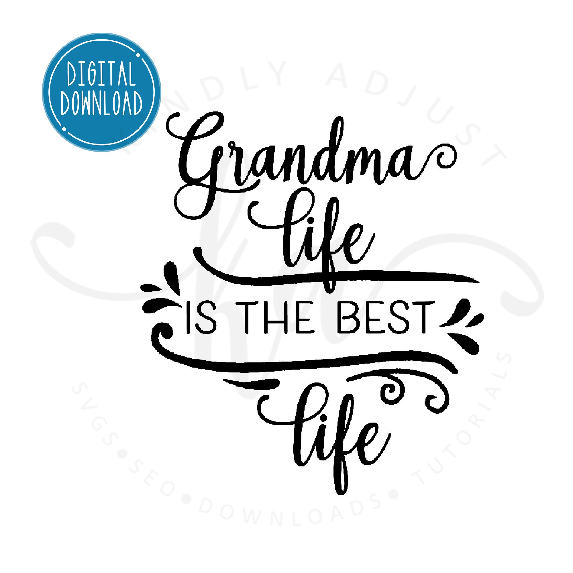 Grandma Life is the Best Life SVG Grandma Life Svg Grandma  Etsy