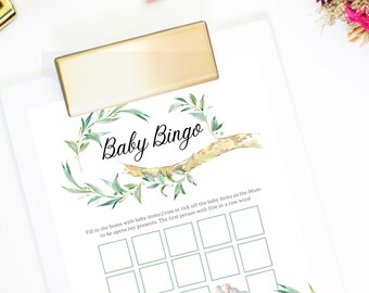 Koala-Babyparty-Bingospiel - Druckbare Aktivität (Digitaler Download)
