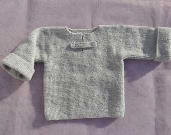 2 years old, light grey striped sweater, fall winter clothing baby boy, sweaters and vests, clothing, gift, wool, RyryseCreations