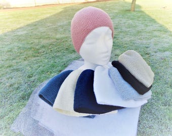 Women's hat, various colors, acrylic wool
