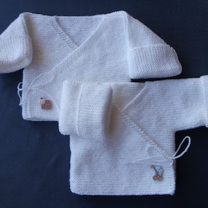 White baby wrap bra