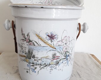 Vintageparts Rahmenanhänger mit einer Lotusblume in antik silberfarben 6 Stück
