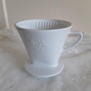 希少 Melitta No. 103 ヴィンテージ フィルター 4穴 メリタ社 Melitta