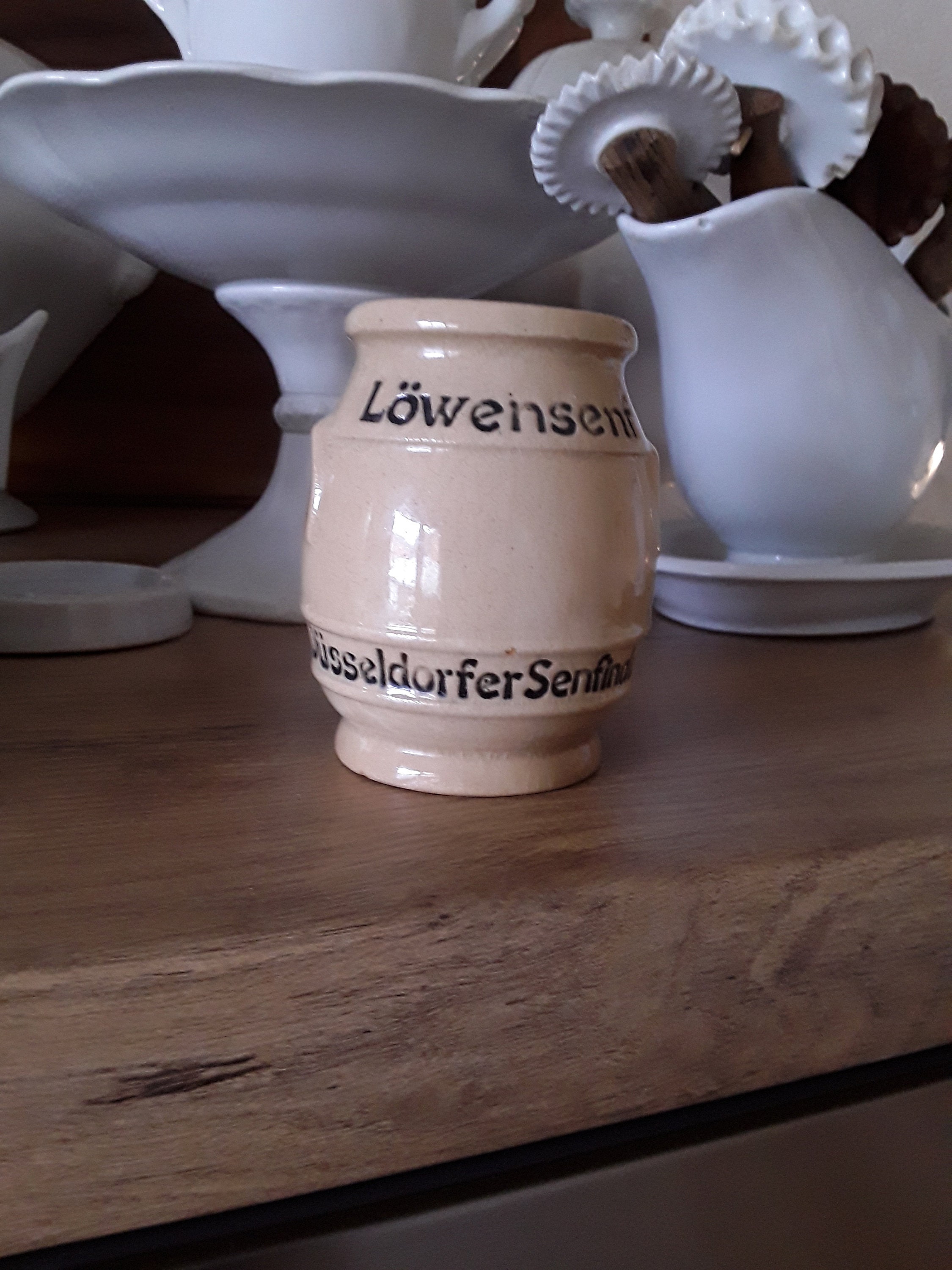 Düsseldorfer Löwensenf マスタードポット