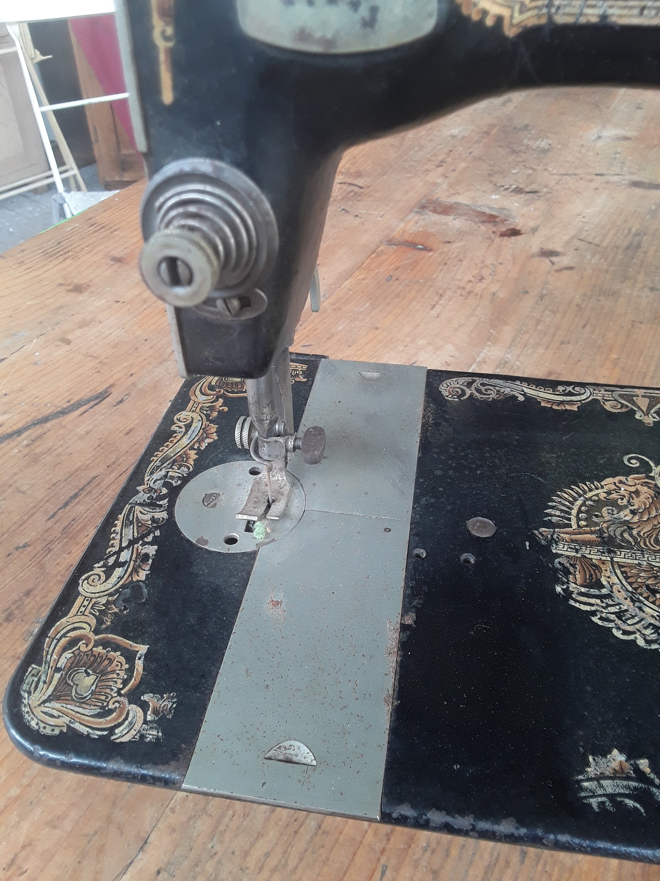 Antique Sewing Machine Travel Sewing Machine Cast Iron & Etsy