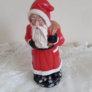 Oude Kerstman Snoepcontainer Snoepcontainer Vuldoos 24 cm Vintage Boudoir Kerstdecoratie Verzamelobject