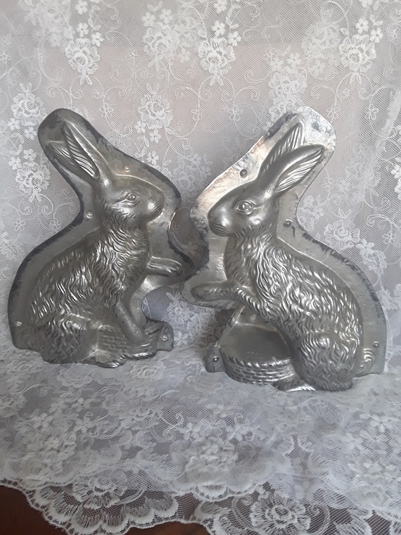 ウサギ型 金属製 型 チョコレート型