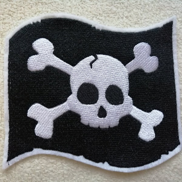 Piratenflagge/ Jolly Roger GROSS in Wunschfarbe