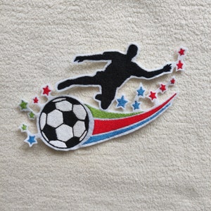 Fútbol, aplicación de futbolista GRANDE en el color deseado