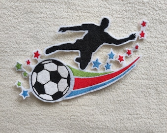 Football, footballer application LARGE in desired color