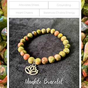 Unakite Bracelet