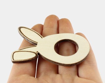 Plywood Easter Egg Holder: Bunny Decor