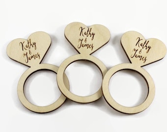 Personalized wedding napkin holders | Wedding decors | Personalized Wedding decors | Wedding decorations | Napkin holders | Napkin holder