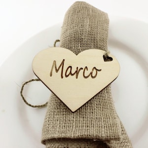 Personalized wedding napkin holders - place cards| Wedding decors | Personalized Wedding decors | Wedding decorations | Place cards