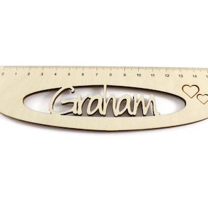 Regla de madera personalizada / Reglas personalizadas / Regla de 15 cm / Regalo de madera / Regalo para el maestro / Regalo para niños / Reglas