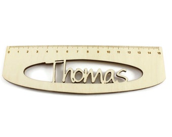Personalized Wooden ruler | Personalised rulers | 15cm ruler | Wooden gift | Gift for teacher | Gift for child | Rulers