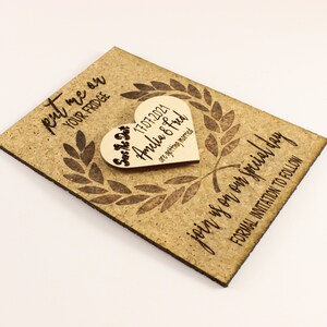 Save the date magnets + cards | Personalised save the date | Save the date ideas | Save the date magnet | Custom save the dates | Rustic